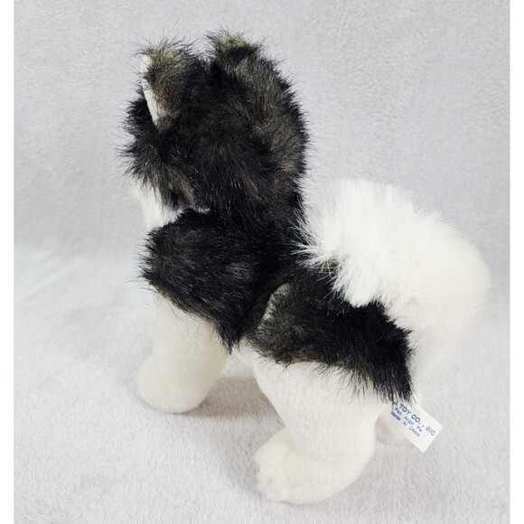 Plush Husky Wolf Sled Dog 9" Stuffed Animal Toy Blue Eyes Alaska BJ Toys - Picture 6 of 11